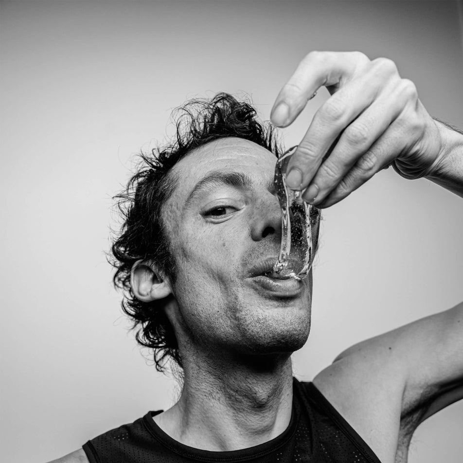 Kilian Jornet with Maurten Gel