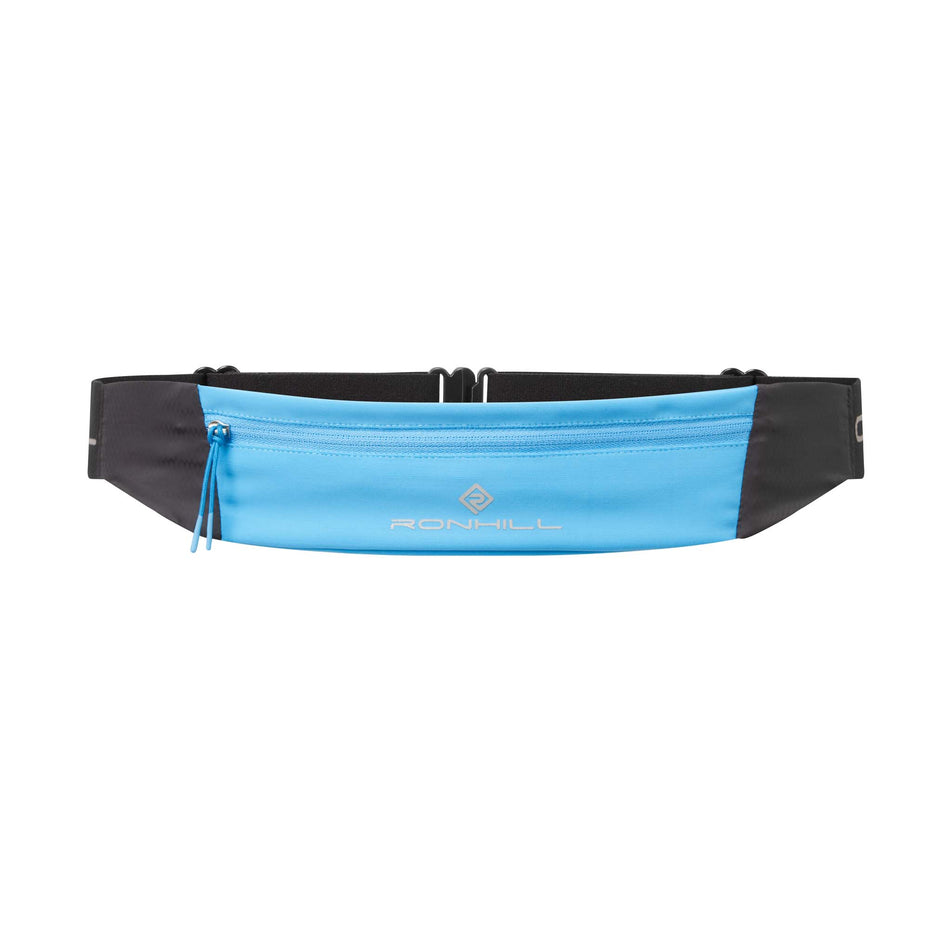 A Ronhill Unisex Solo Waist Belt in the Cyan/Black colourway (8160945340578)