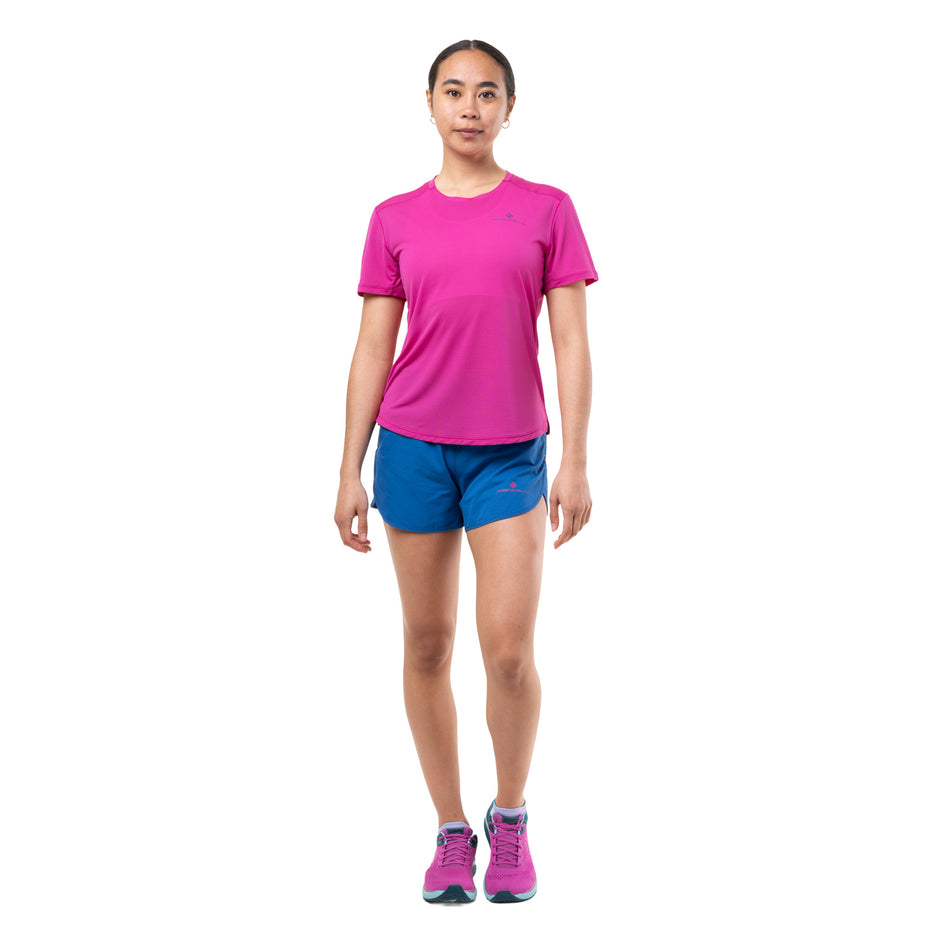 Front view of a model wearing the Ronhill Women's Tech 4.5
