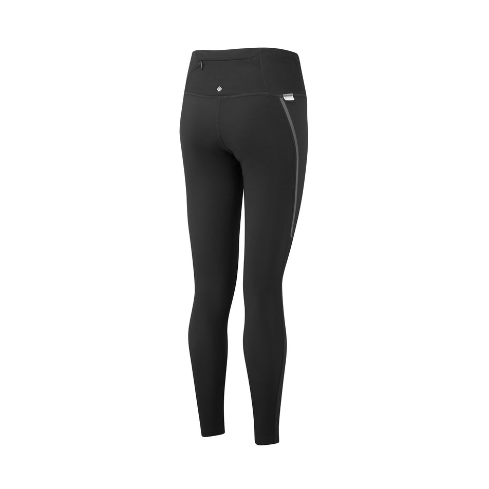 Back view of the Ronill Women's Tech GORE-TEX Windstopper Tight in the All Black colourway. (8489785983138)