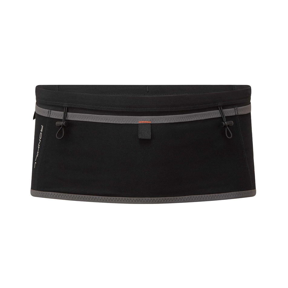 Front view of the Ronhill Unisex Speed 360 in the Black/Ronhill Red colourway.