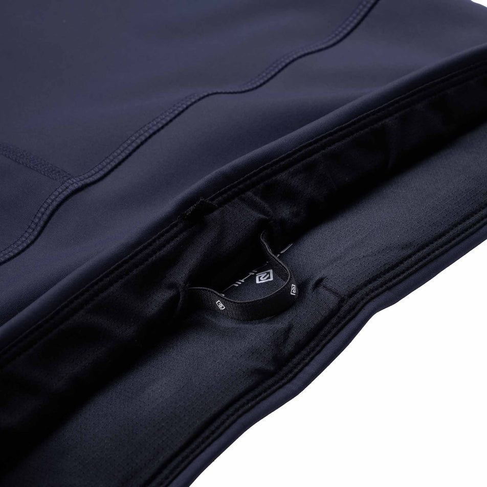 The infinity drawcord on the Ronhill Women's Tech Contour Tight in the Polar Night colourway.
