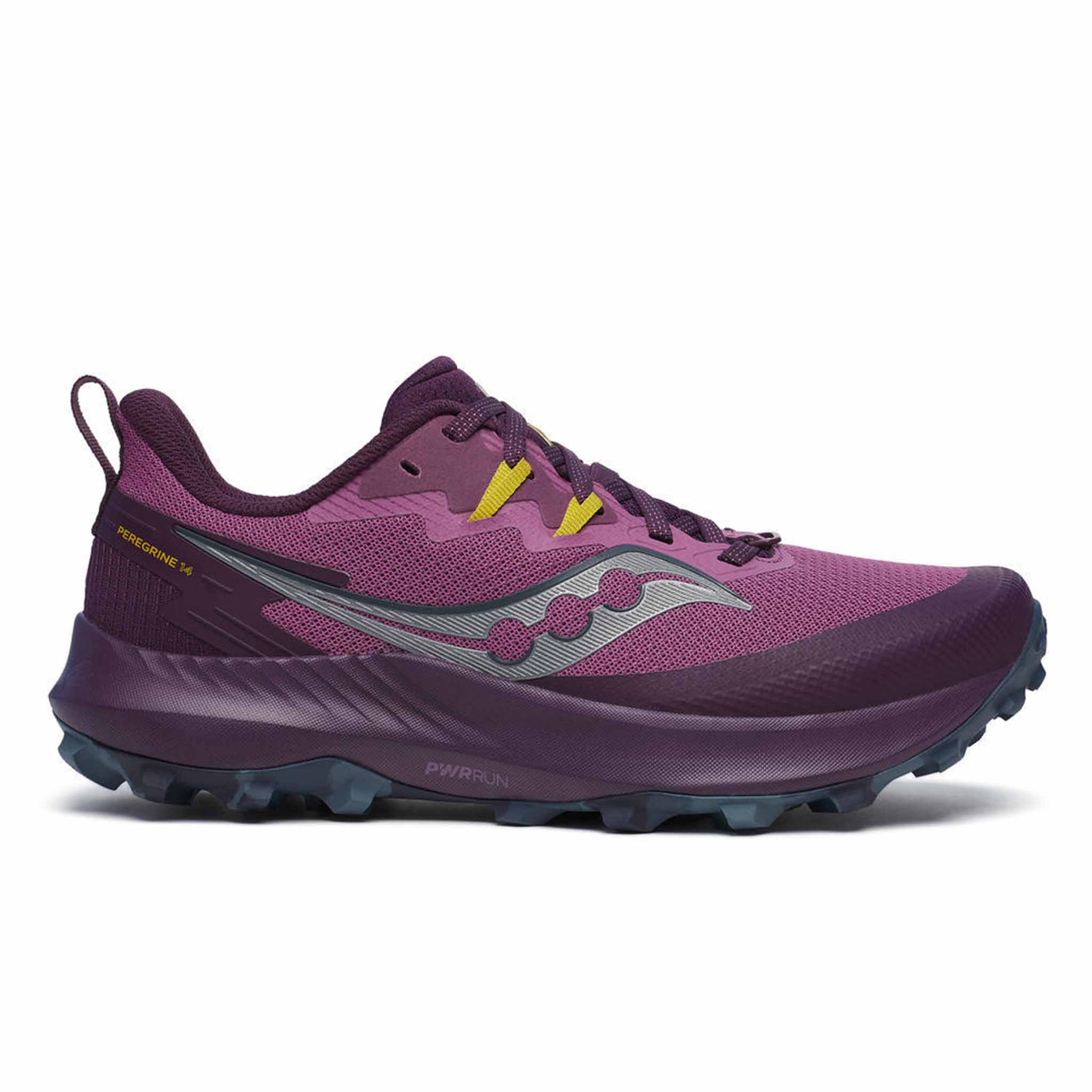 Saucony Women's Peregrine 14 Running Shoes Plum/Eggplant