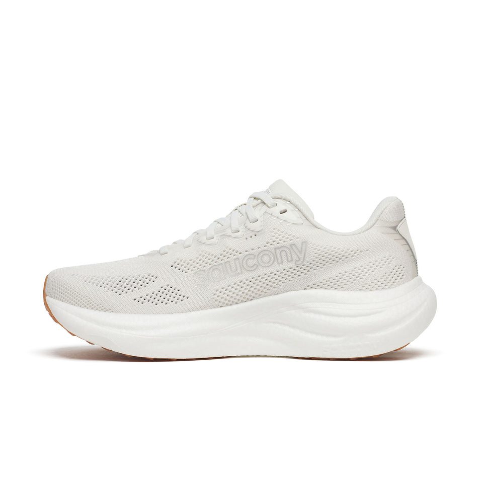 Saucony | Men's Ride 19 Running Shoes - Ivory/Gum