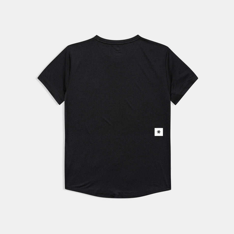 Back view of the SAYSKY Men's Clean Combat Pro T-Shirt in the Black colourway.