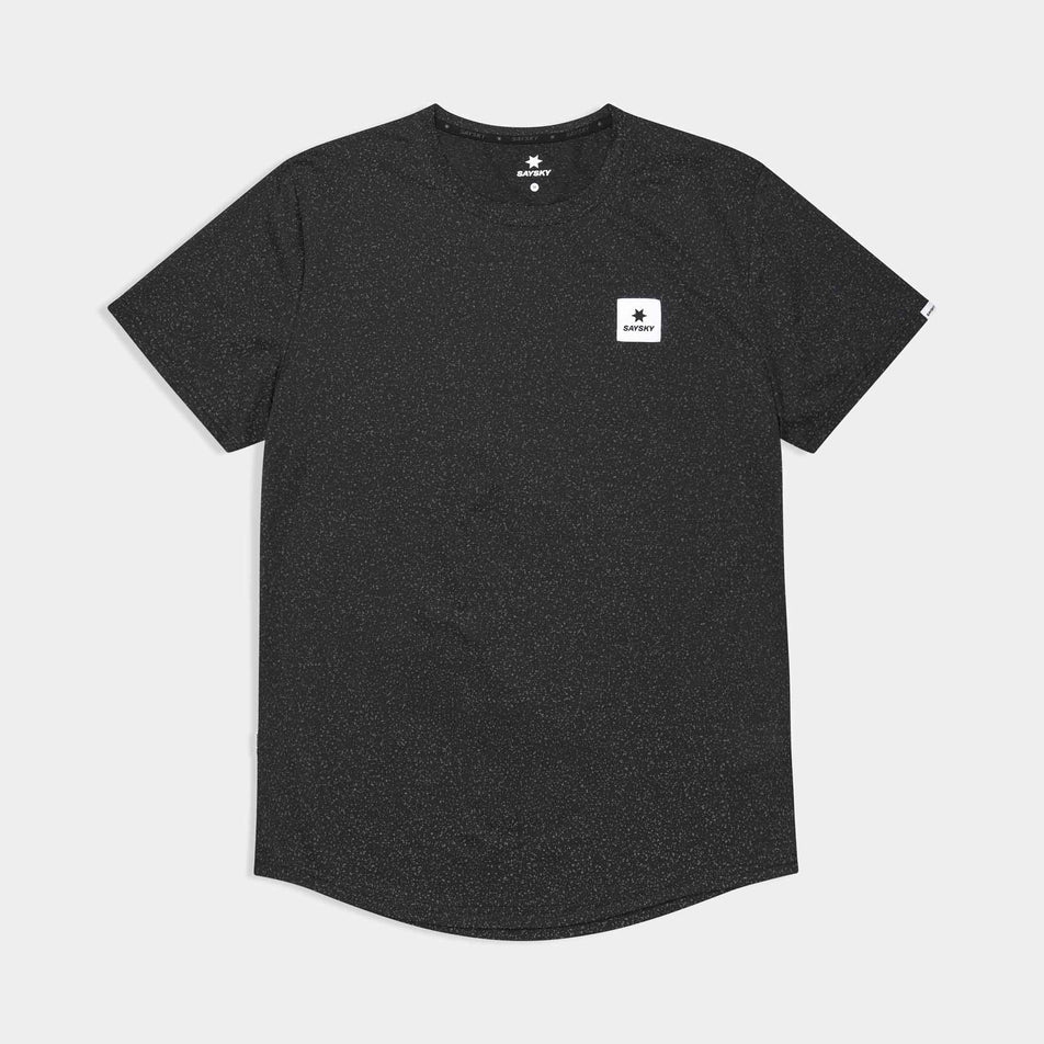 Front view of the SAYSKY Men's Universe Combat T-Shirt in the Black Universe colourway.