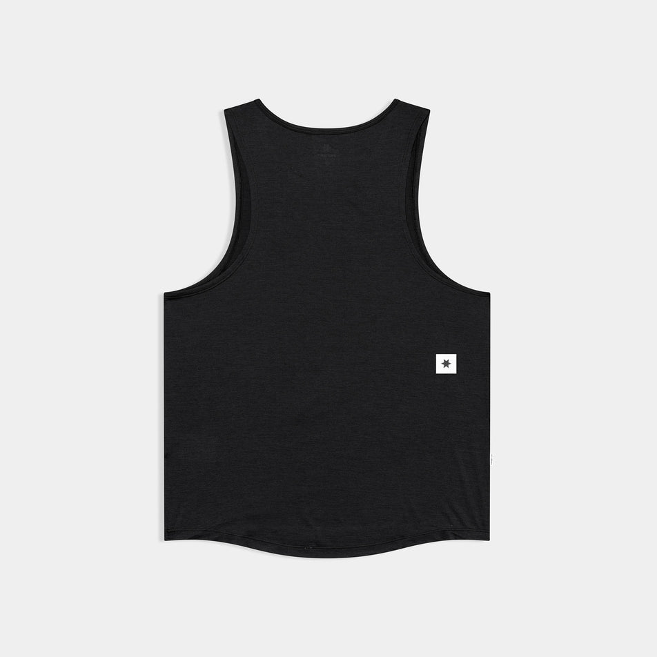 Back view of the SAYSKY Men's Clean Combat Pro Singlet in the Black colourway.