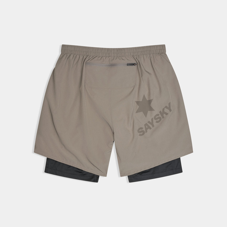 Back view of the SAYSKY Men's Pace 2 In 1 Shorts 5
