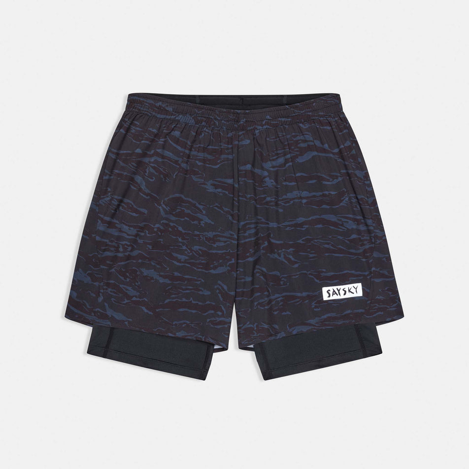 Front view of the SAYSKY Men's Tiger Pace 2 In 1 Shorts 5