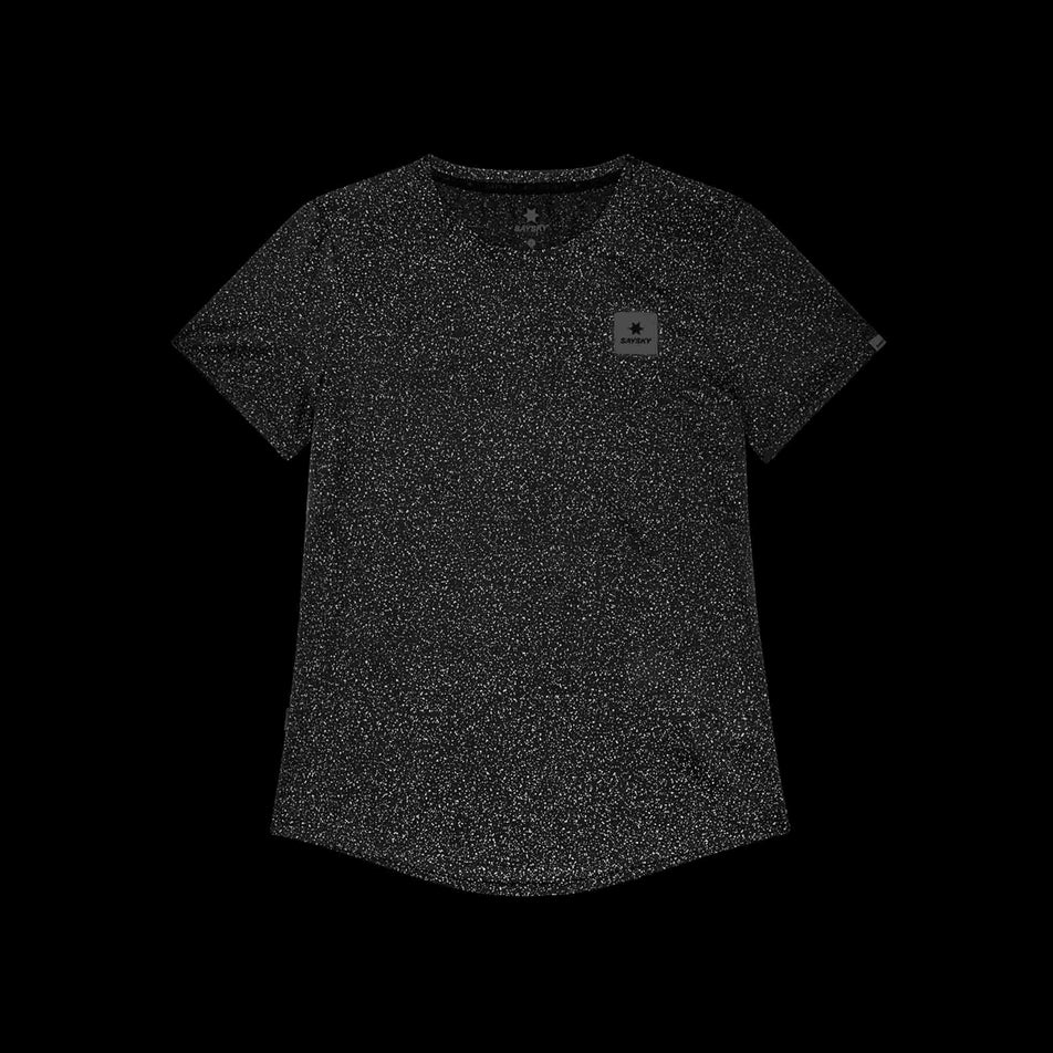 The reflective graphic on the SAYSKY Women's Universe Combat T-Shirt in the Black Universe colourway.