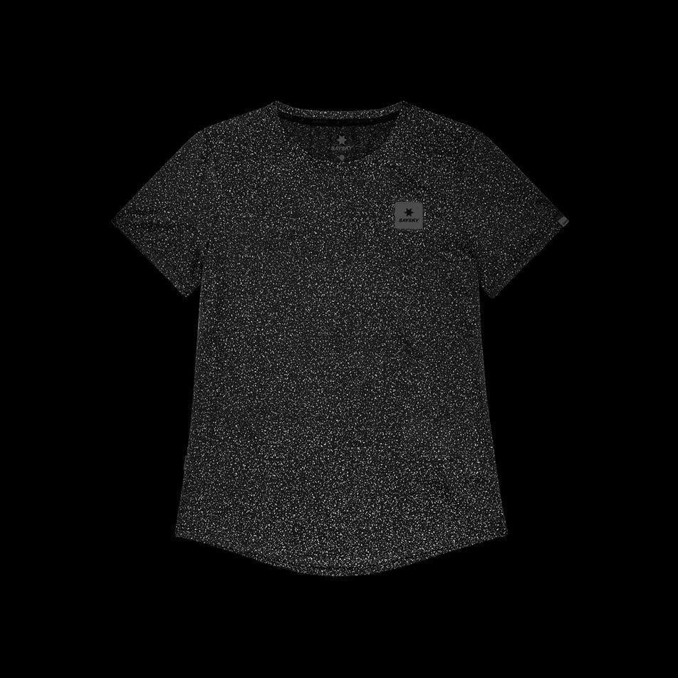 The reflective graphic on the SAYSKY Women's Universe Combat T-Shirt in the Purple Universe colourway.