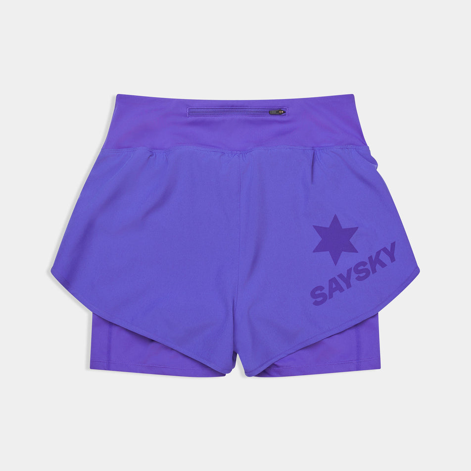 Back view of the SAYSKY Women's 2 In 1 Pace Shorts 3
