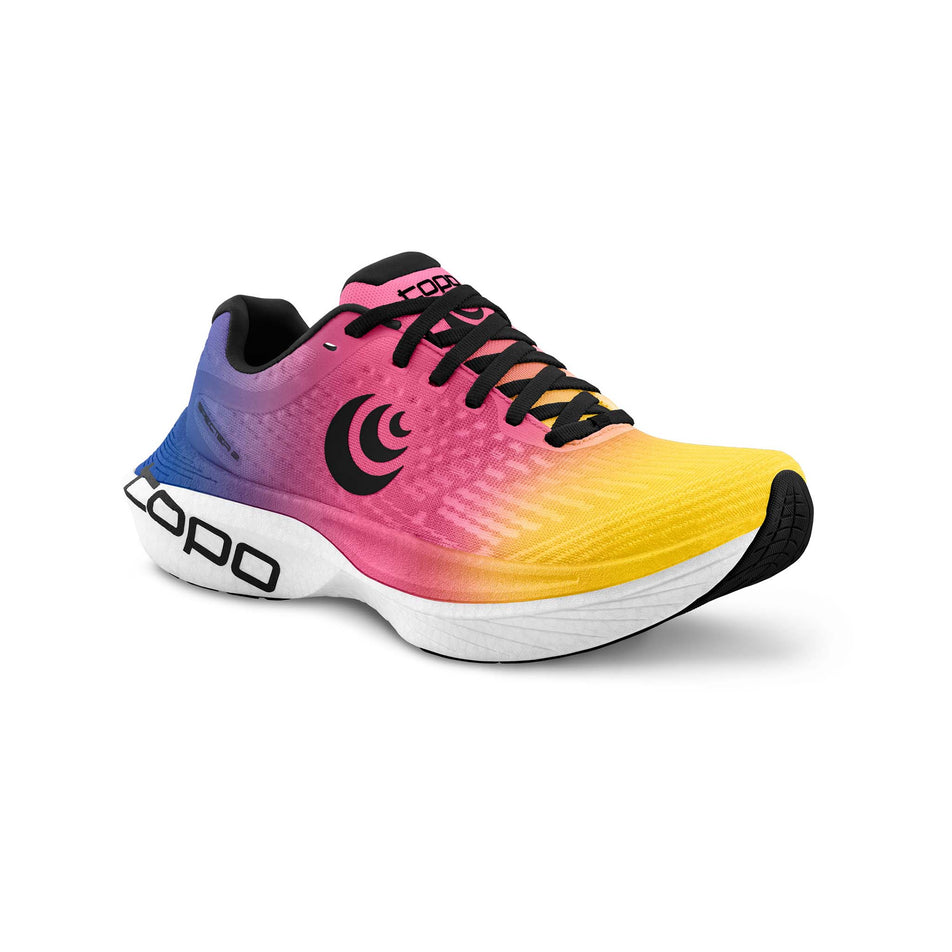 The right shoe from a pair of Topo Athletic Women's Specter 2 Running Shoes in the Purple/Black colourway. (8746037510306)