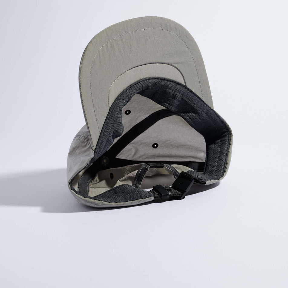 The underside of the VAGA Unisex Drift Cap in the Mid Grey colourway.