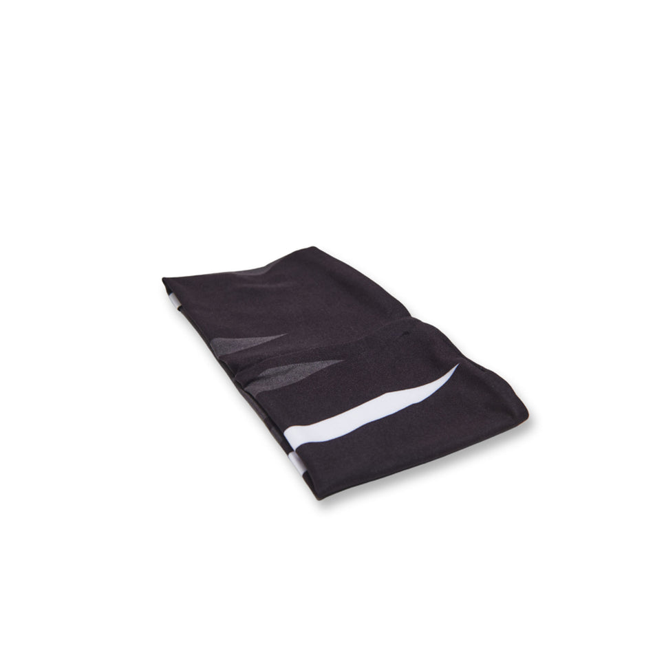 The back of a VAGA Unisex Club Headband in the Black/Charcoal White colourway (8385426915490)