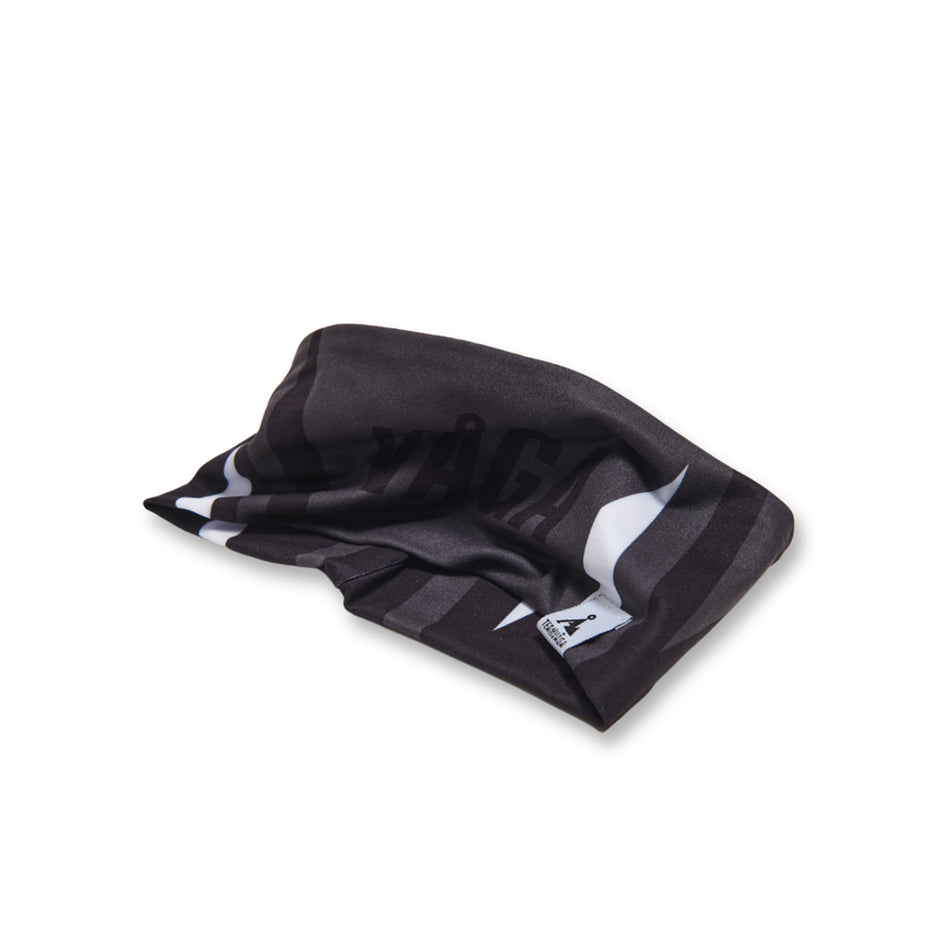 A VAGA Unisex Club Headband in the Black/Charcoal White colourway (8385426915490)