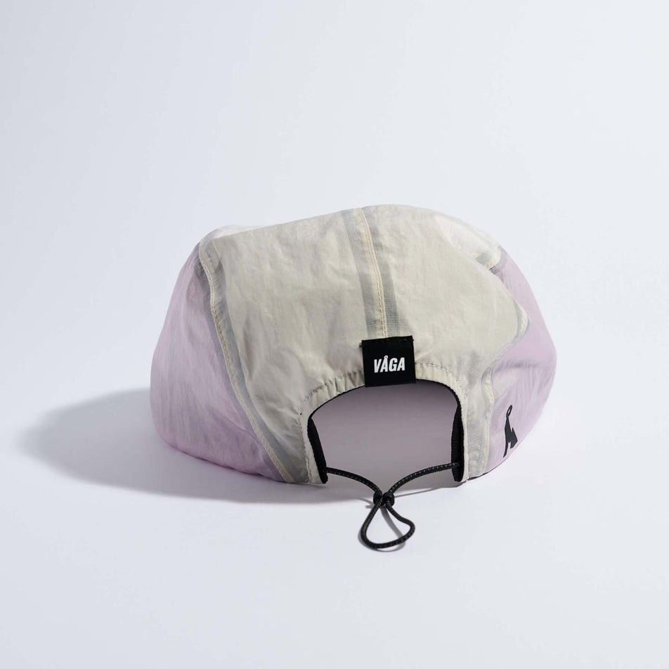 Back view of the VAGA Unisex Pacer Cap in the Lilac/Dust Grey/Smoke Grey colourway.