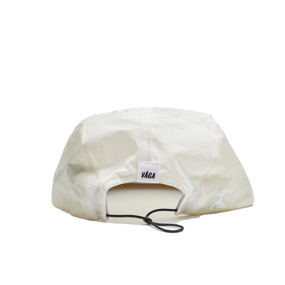 Back view of a VÅGA Unisex Pacer Cap 2.0 in the Mist/Sorbet Yellow colourway (8684935938210)