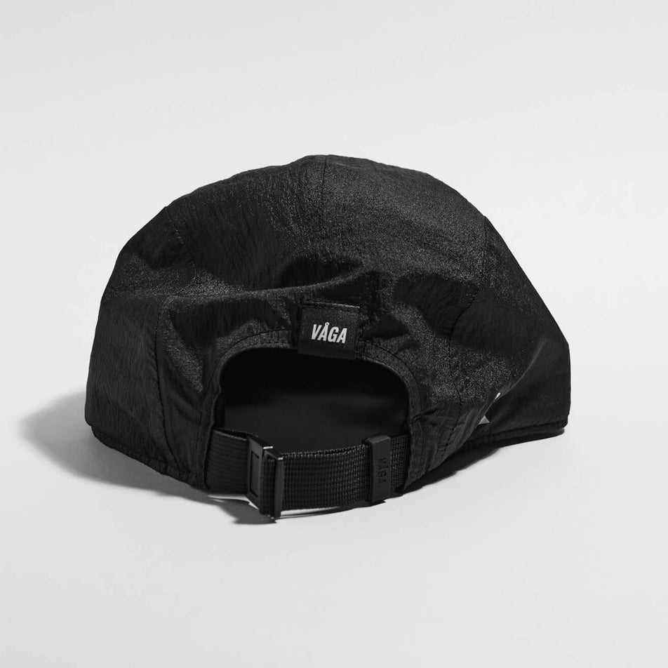 Back view of the VAGA Unisex Wind-resistant Cap in the Storm Black colourway.