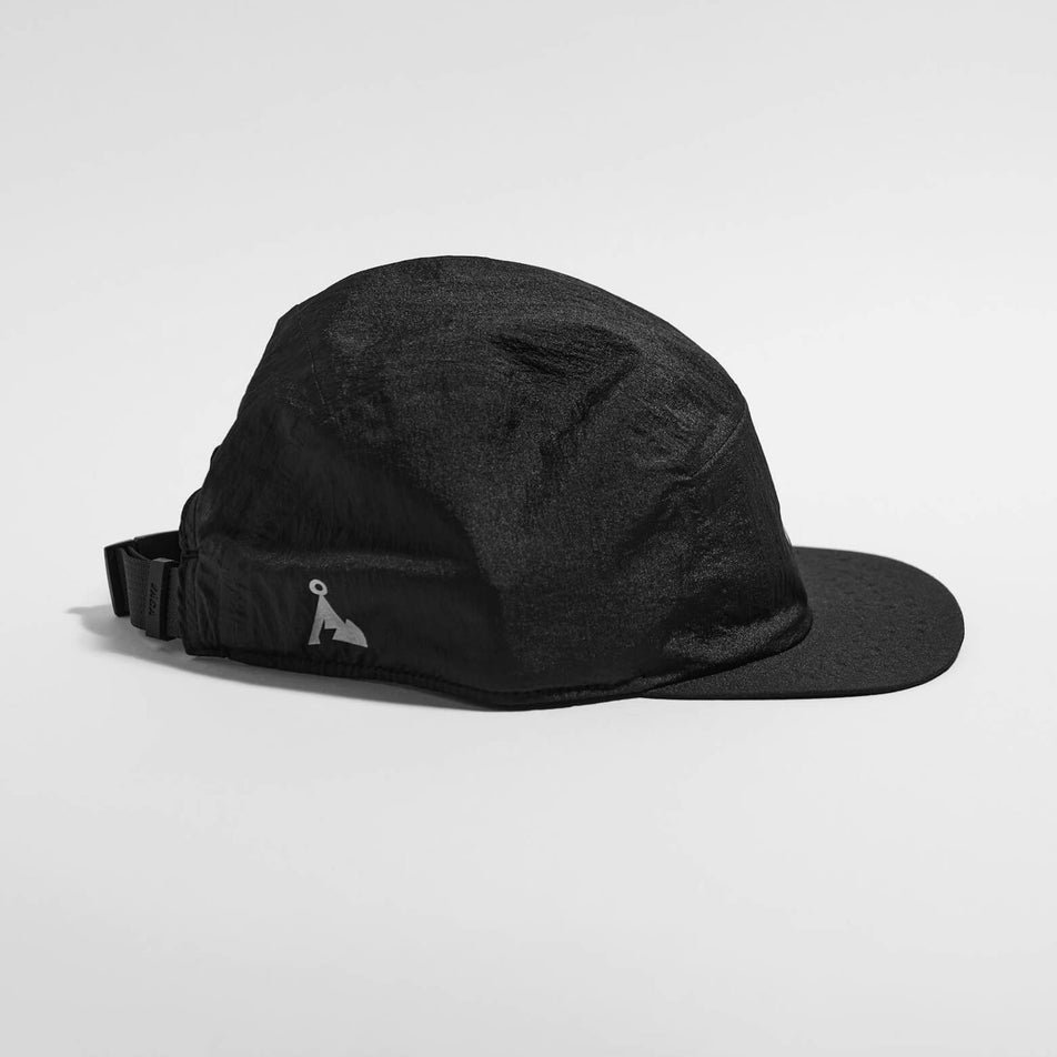 Lateral view of the VAGA Unisex Wind-resistant Cap in the Storm Black colourway.