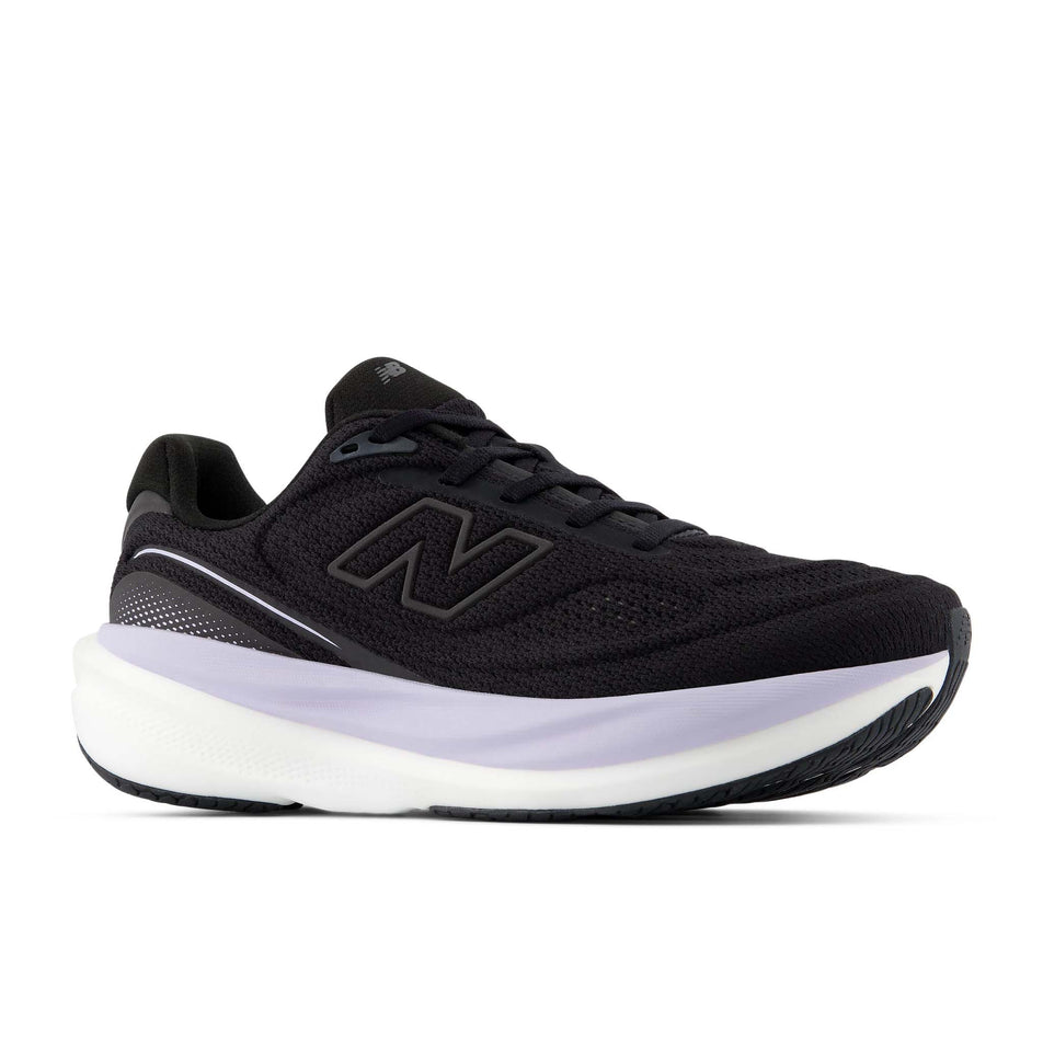 Lateral view of the right shoe from a pair of New Balance Women's 1080 V15 Running Shoes in the Smoked Violet colourway.