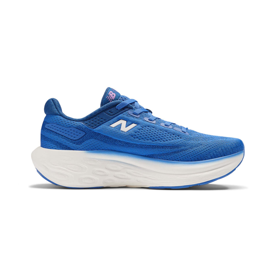Medial side of the left shoe from a pair of New Balance Women's Fresh Foam X 1080v13 Running Shoes in the Marine Blue colourway (8104333770914)