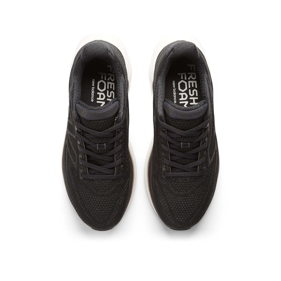The uppers on a pair of New Balance Women's Fresh Foam X 1080 V13 Running Shoes in the Black colourway (8407060316322)