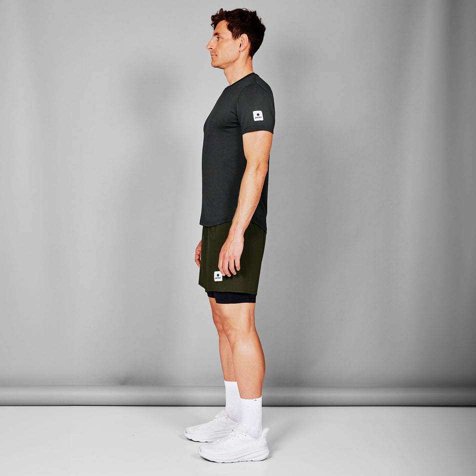 SAYSKY | Men's Clean Pace T-Shirt - Black (8731627225250)