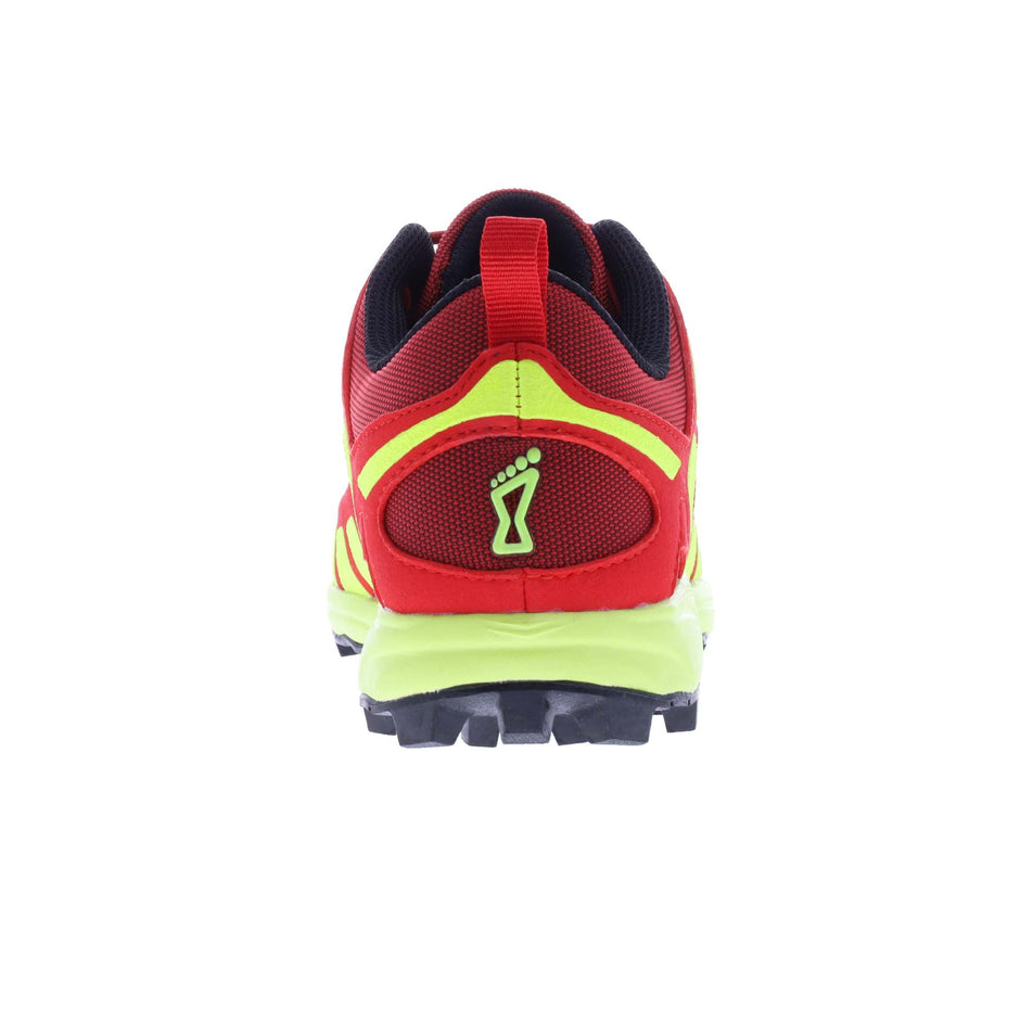 Right shoe posterior view of Inov-8 Men's X-Talon 212 v2 Running Shoes in red (7759983640738)