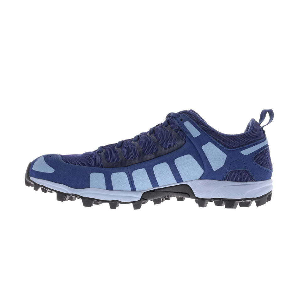 Right shoe medial view of Inov-8 Women's X-Talon 212 v2 Running Shoes in blue (7759990685858)
