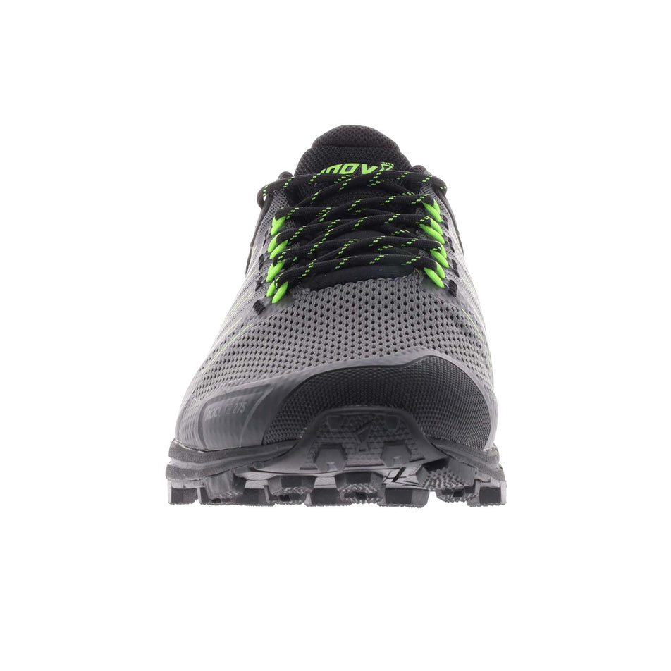 Anterior view of men's inov-8 roclite g 275 running shoes in grey (7281960681634)