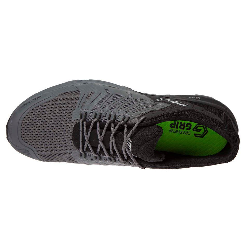 Upper view of men's inov-8 roclite g 275 running shoes (6886610305186)