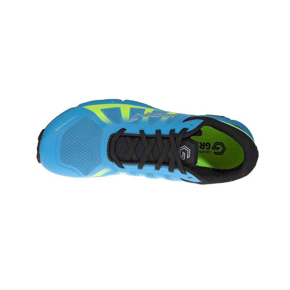 The upper and lace area on the right shoe from a pair of men's Inov-8 Terraultra G 270 (6897216192674)