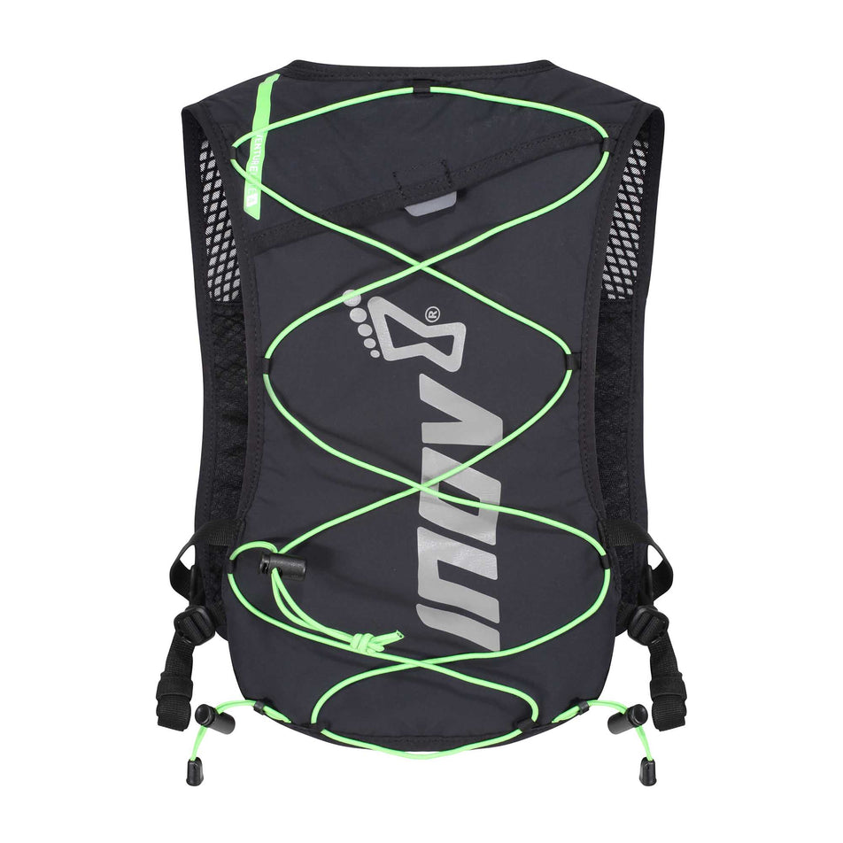 Behind view of unisex inov-8 venturelite 4 vest (7015853162658)