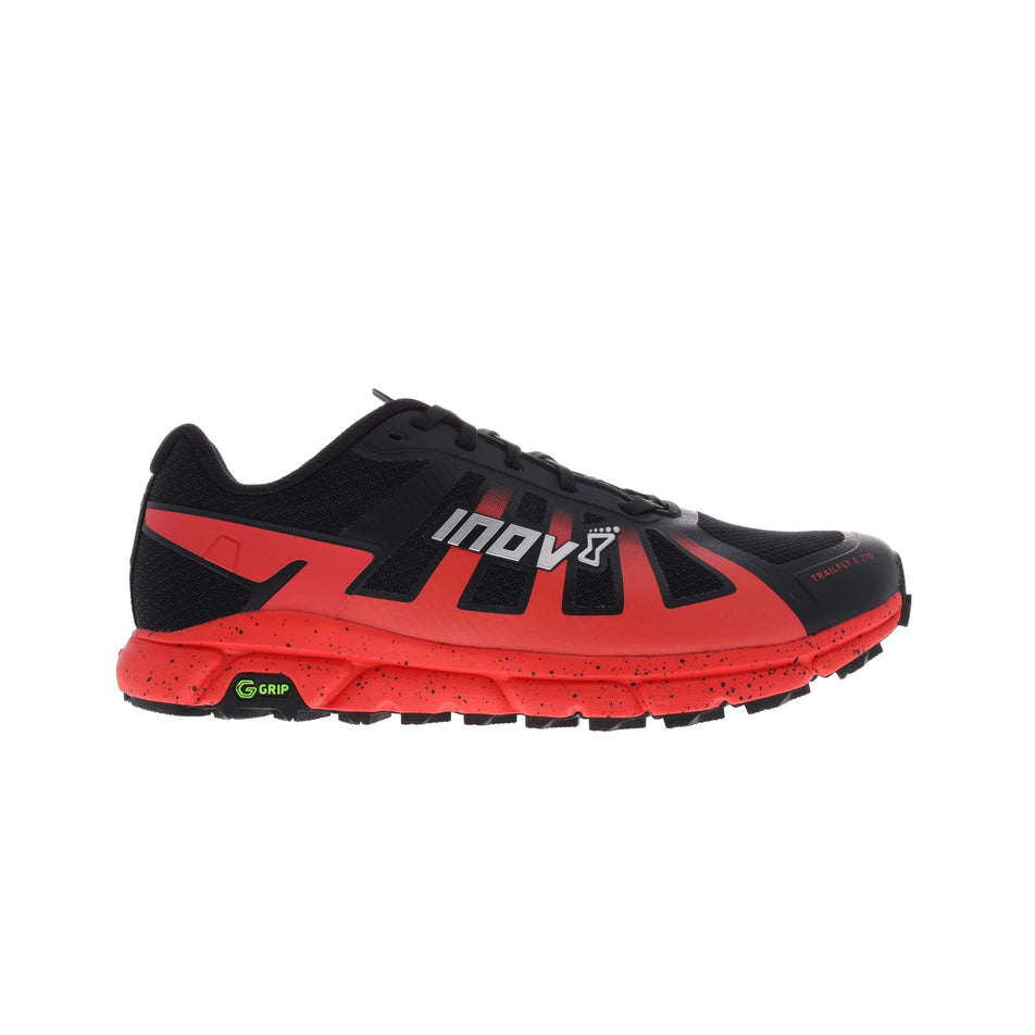 Lateral view of men's inov-8 trailfly g270 running shoes (7371379277986)