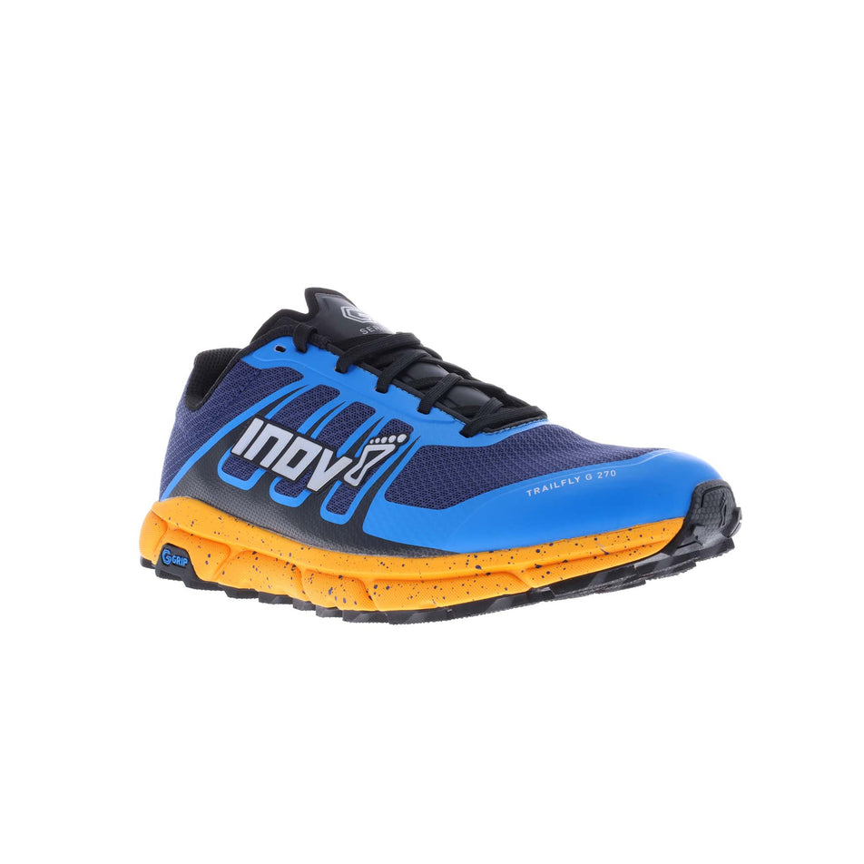 Lateral side of the right shoe from a pair of men's inov-8 TRAILFLY™ G 270 V2 Running Shoes  (7520708919458)