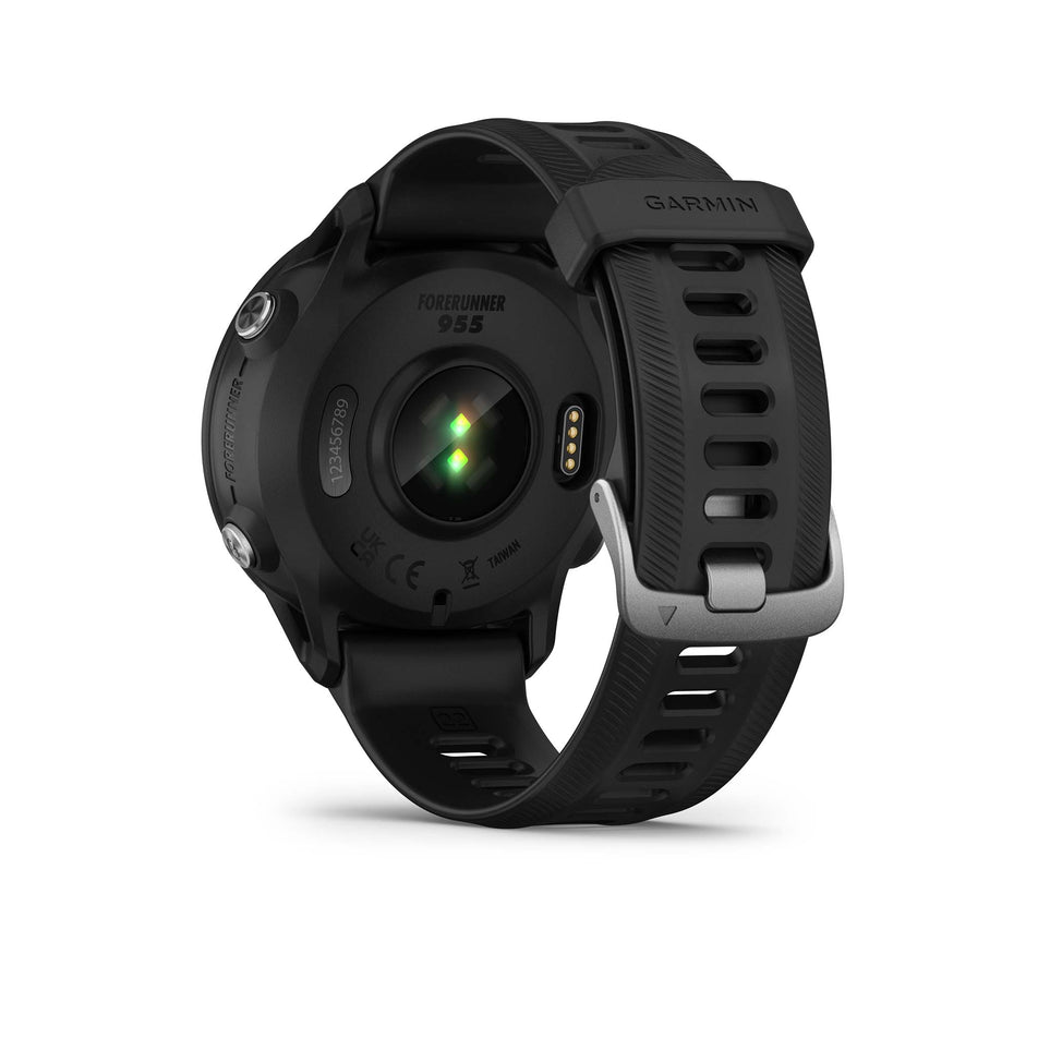 Heart rate sensor on Garmin Forerunner 955 Smartwatch in Black (7528506425506)