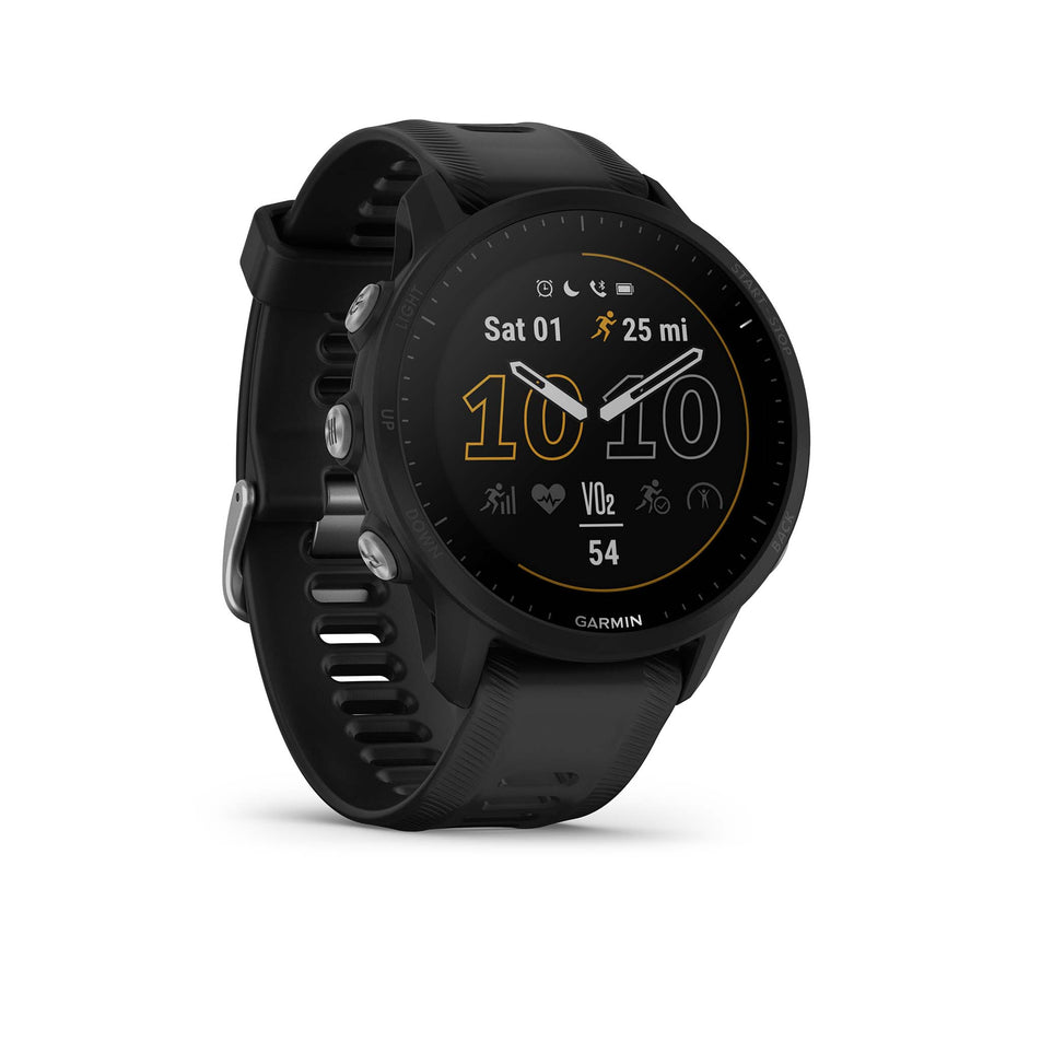 Time screen on Garmin Forerunner 955 Smartwatch in Black (7528506425506)
