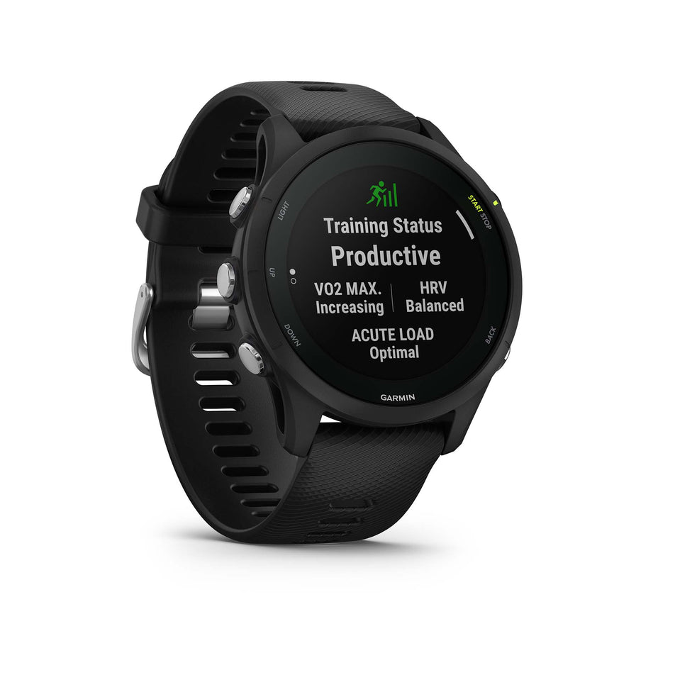 Training status view on Garmin Forerunner 255 Music Smartwatch in Black (7528493154466)