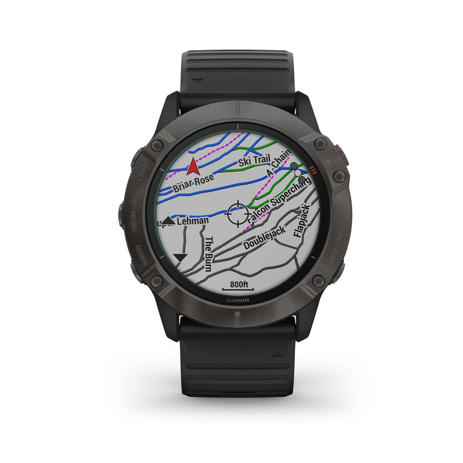Map on a Fenix 6X Pro Solar Running Watch (7231691194530)