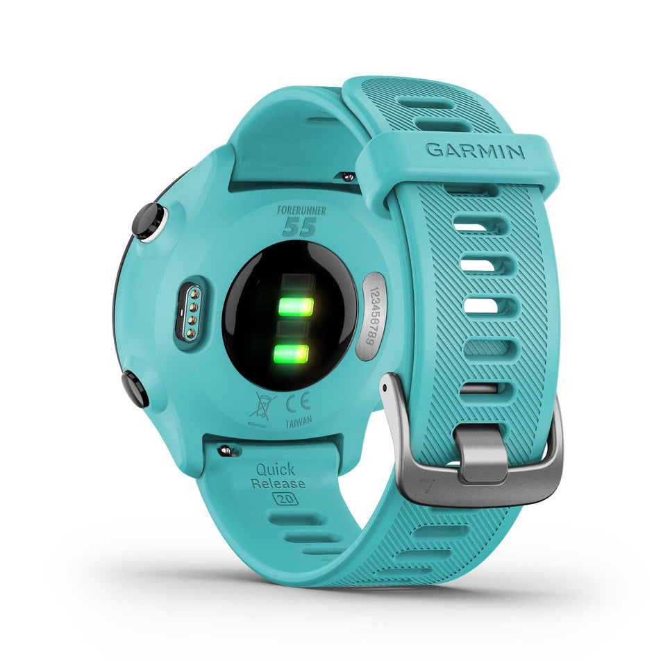 Behind view of unisex garmin forerunner 55 running watch (7074039365794)