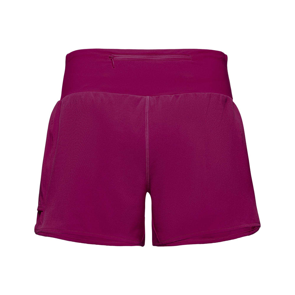 Rear view of Gore Wear Women's R5 Light Running Shorts in purple. (7763462619298)