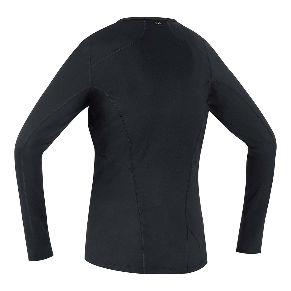 Behind view of women's gore wear baselayer long sleeve shirt (7239184711842)