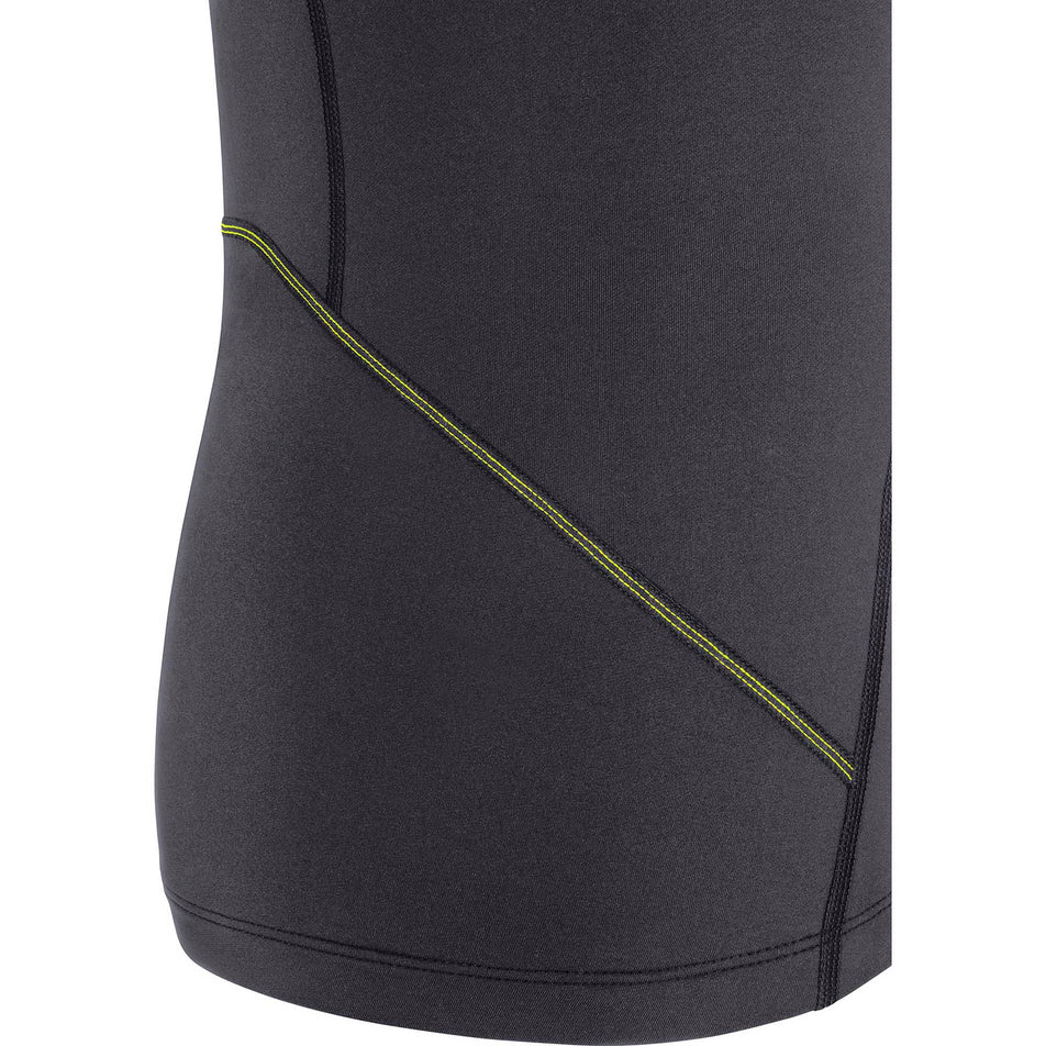 Side Seam View of Women's Gore Wear M Mid Long Sleeve Zip Shirt (6918391038114)