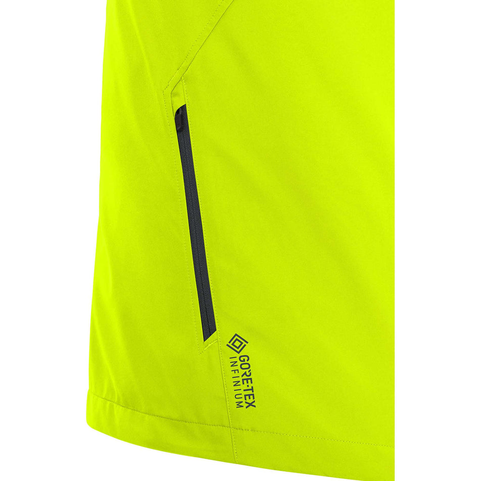 Zip pocket View of Men's Gore Wear R3 Partial GTX I Jacket (6918336839842)