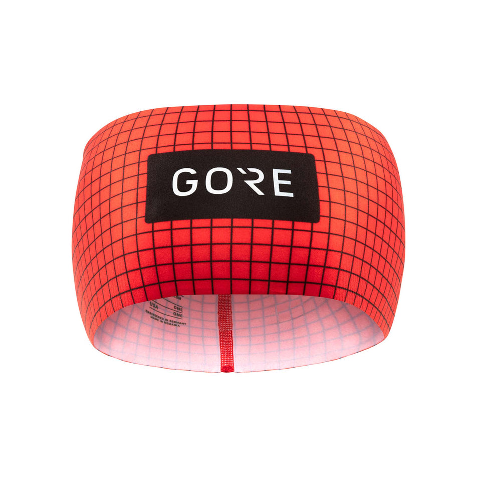 Front view of unisex gore wear grid headband (7281947967650)