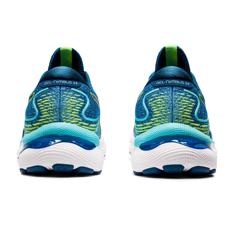 Posterior view of Asics | Men's Gel-Nimbus 24 Running Shoes (7215070740642)