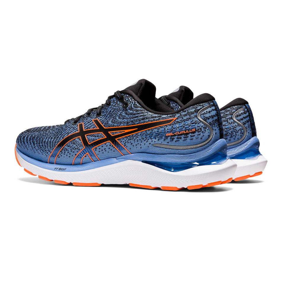 Posterior angled view of men's asics gel-cumulus 24 running shoes (7477533966498)