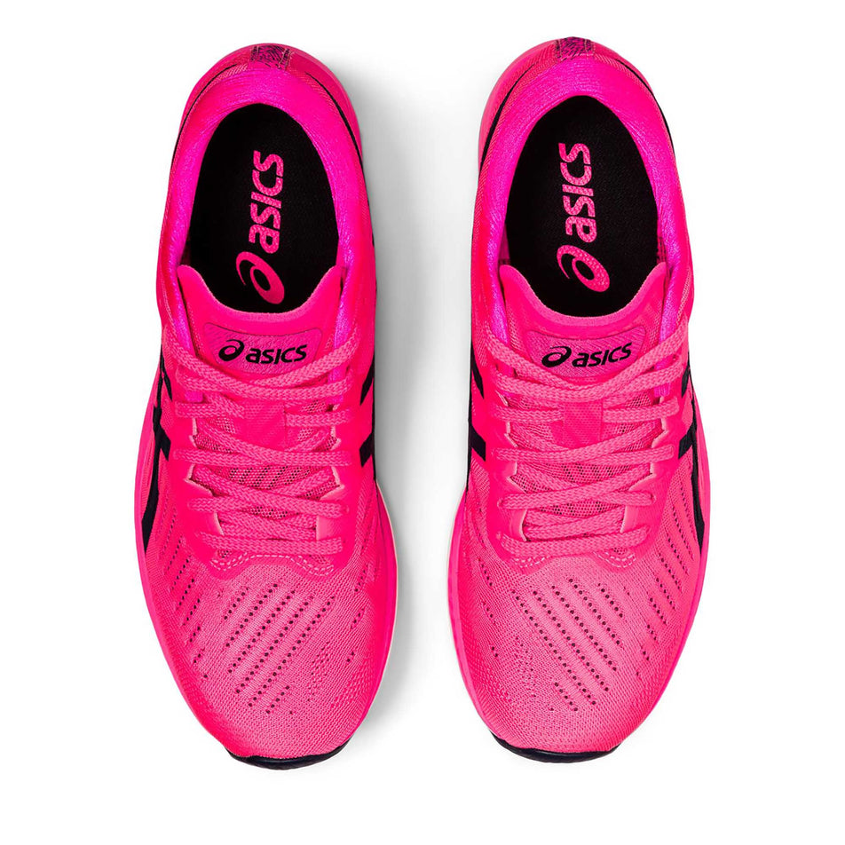 Engineered mesh upper on the right and left shoes from a pair of women's Asics Metaracer (6894318846114)