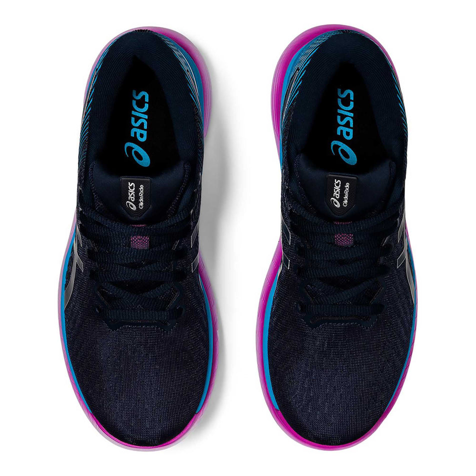 The upper on the right and left shoes from a pair of women's Asics Glideride 2 (6894095827106)